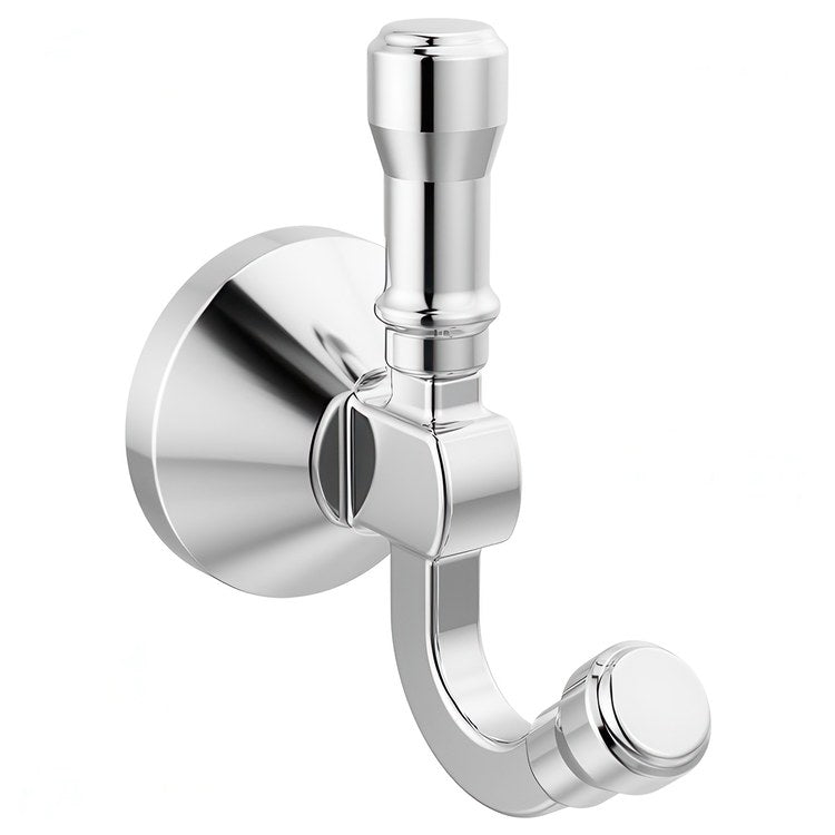 Robe Hook Broderick Double Chrome 2-15/16 Inch Wall Mount - Image 1