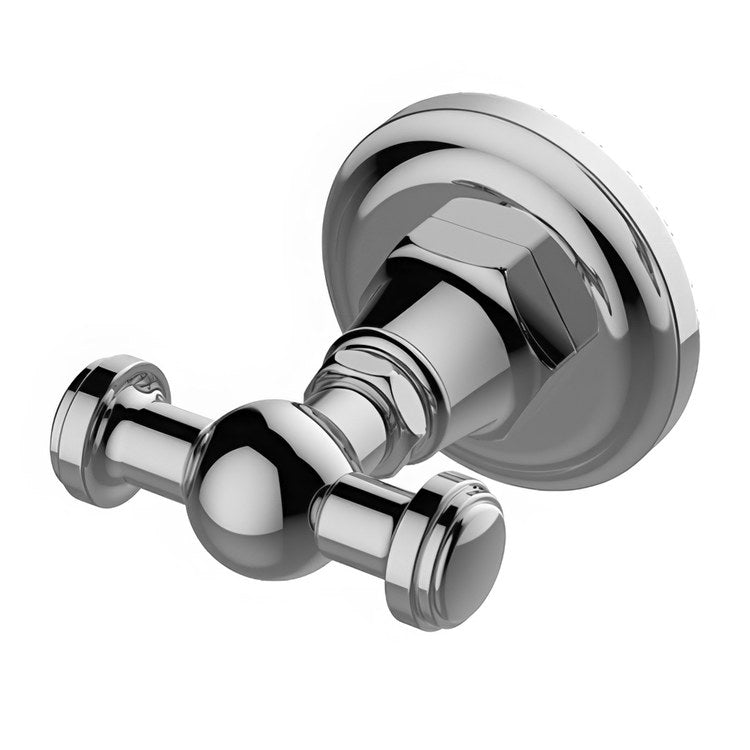 Robe Hook Camden Double Polished Nickel 2-3/16 Inch 2-3/16 Inch Wall Mount Metal - Image 1