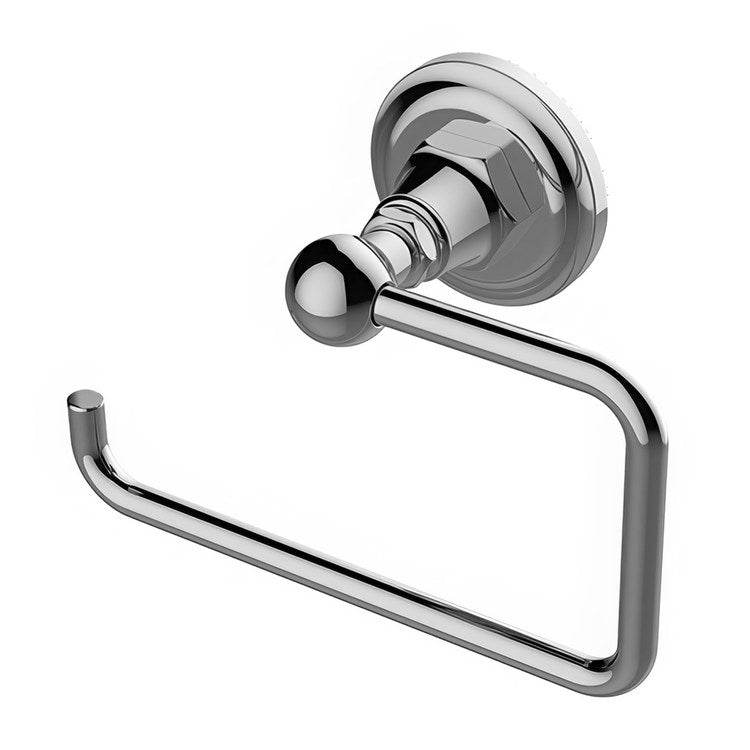 Toilet Paper Holder Camden Polished Nickel Solid Brass 2-3/16 Inch Wall Mount - Image 1