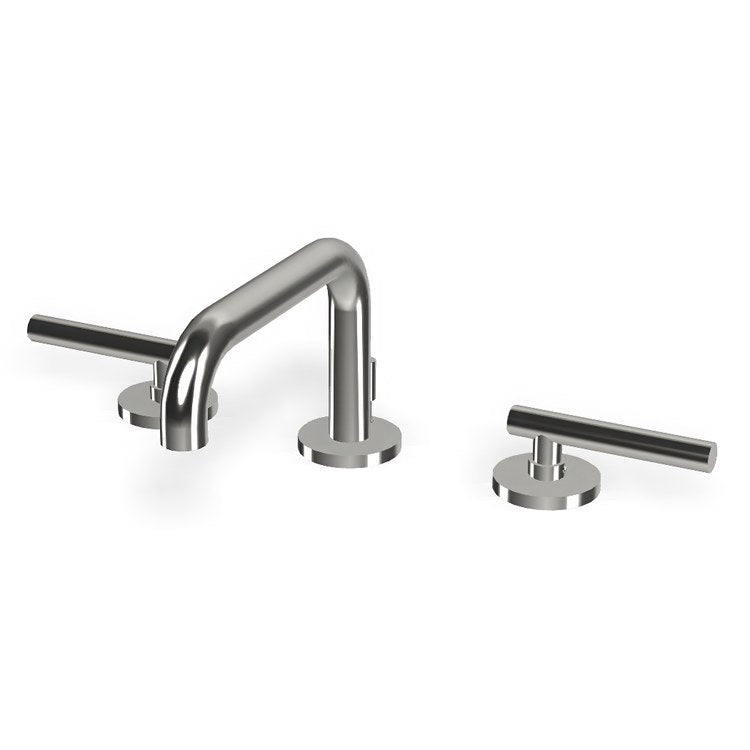 Lavatory Faucet Harley Widespread 8 Inch Spread 2 Lever ADA WaterSense Architectural Black 1.2 Gallons per Minute Pop-Up 3 Hole - Image 1