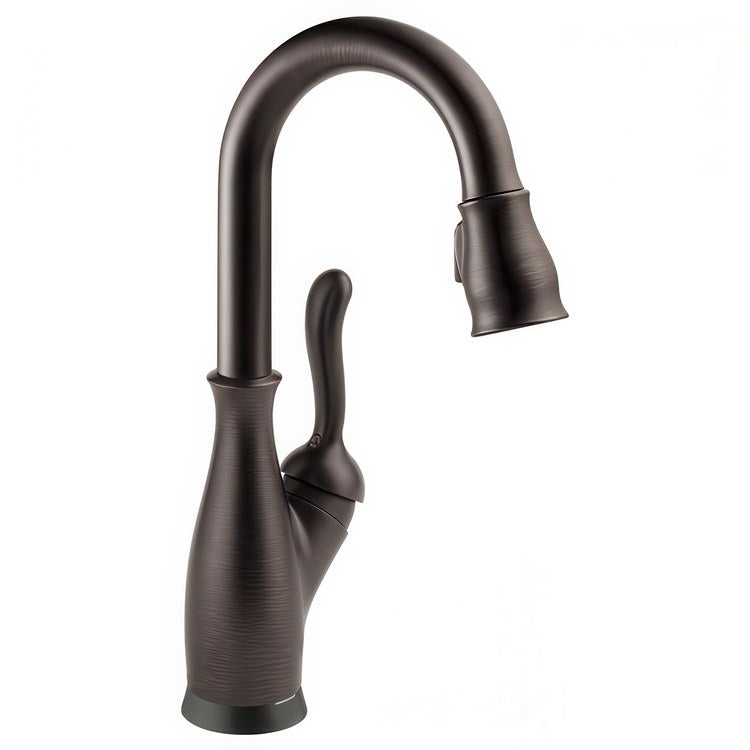 Bar Faucet Leland 1 Lever ADA Venetian Bronze Touch2O Touchless Pull Down 2 Function Gooseneck 360 DEG Swivel 1.8 Gallons per Minute - Image 1