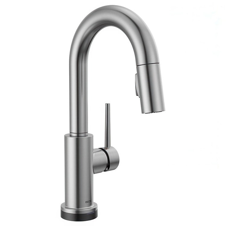 Bar Faucet Trinsic Touchless 1 Lever ADA Arctic Stainless Touch2O Pull Down 2 Function Gooseneck 360 DEG Swivel 1.8 Gallons per Minute - Image 1