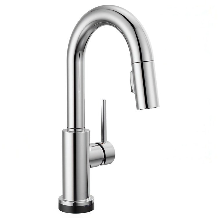 Bar Faucet Trinsic Touchless 1 Lever ADA Chrome Touch2O Pull Down 2 Function Gooseneck 360 DEG Swivel 1.8 Gallons per Minute - Image 1