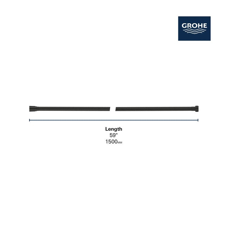Shower Hose Universal Twist-Free 59 Inch StarLight Chrome 1/2 IN NPT Metal - Image 2