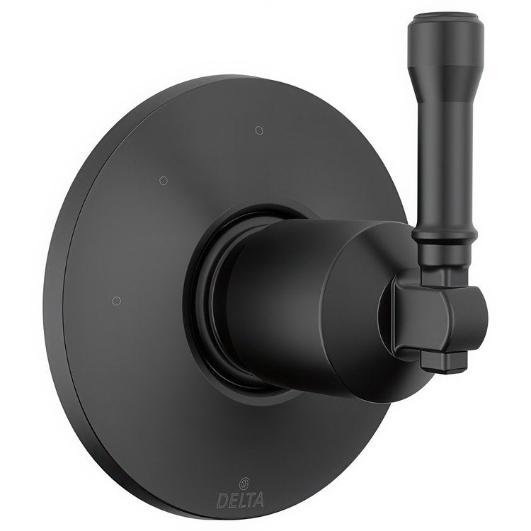 Diverter Trim Broderick 3 Setting Matte Black 1 Lever ADA - Image 1