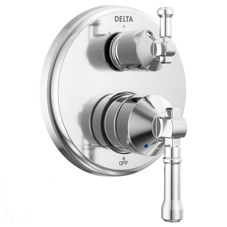 Diverter Trim Broderick 14 Series 3 Setting Lumicoat Polished Chrome 2 Lever ADA for 3 Setting Diverter Rough