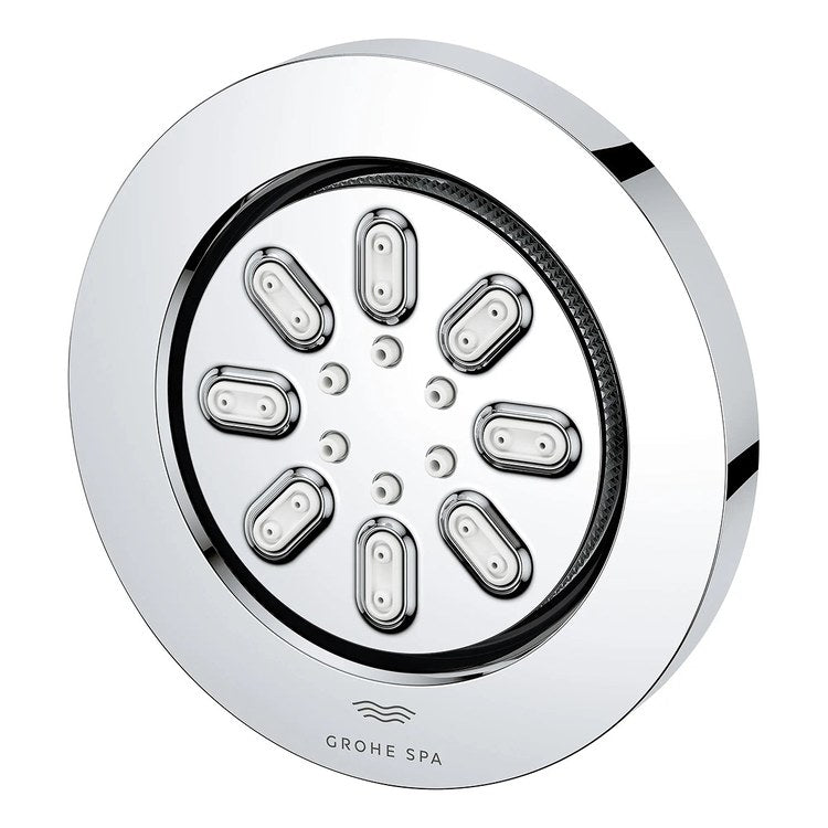 Body Spray Aqua StarLight Chrome Rainshower Round 2 Function 0.9 Gallons per Minute - Image 2