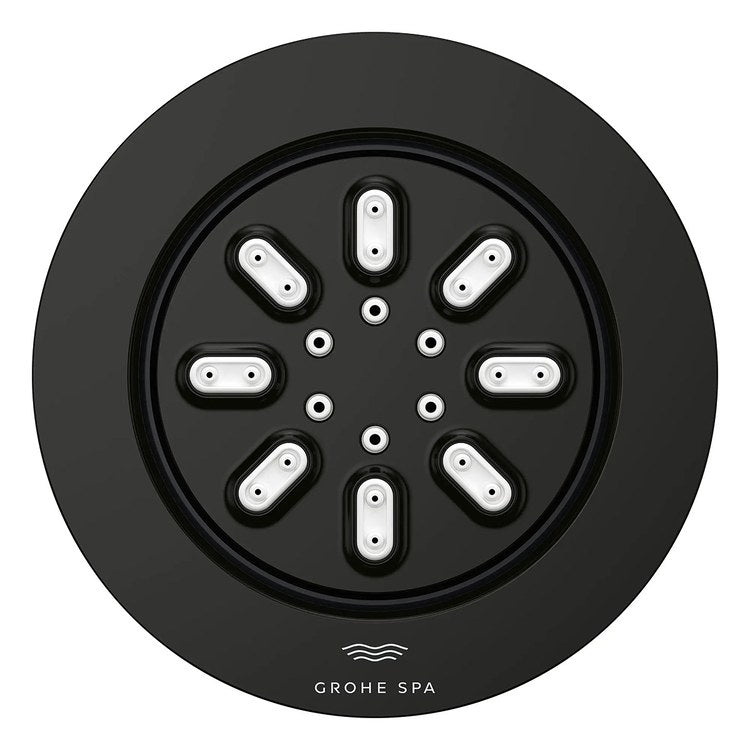 Body Spray Aqua Matte Black Rainshower Round 2 Function 0.9 Gallons per Minute - Image 3