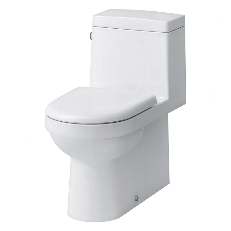 Toilet Pro 1 Piece Water Closet White Round Front cUPC 1.28 Gallons per Flush Left Hand - Image 2