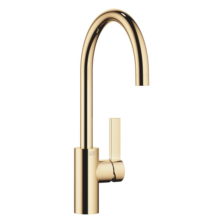 Kitchen Faucet TARA ULTRA Mixer 1 Lever ADA Durabrass Pull Down 2 Function Gooseneck 360 DEG Swivel 1 Hole Deck 1.5 Gallons per Minute - Image 1