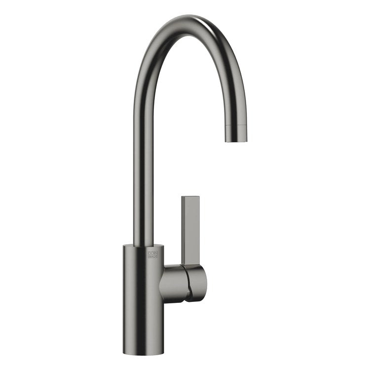 Kitchen Faucet TARA ULTRA Mixer 1 Lever ADA Brushed Dark Platinum Pull Down 2 Function Gooseneck 360 DEG Swivel 1 Hole Deck 1.5 Gallons per Minute - Image 1