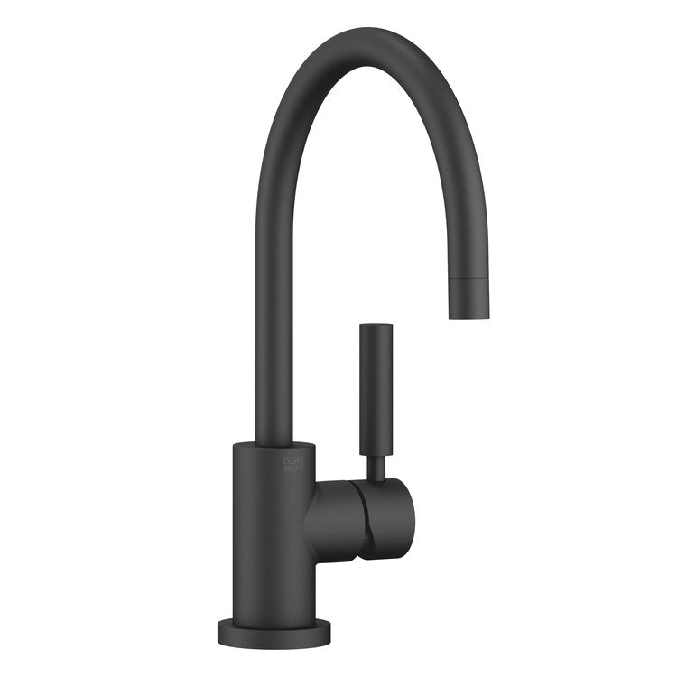 Kitchen Faucet TARA Deck Mount Mixer 1 Lever ADA Matte Black Swivel 360DEG 1 Hole 1.5 Gallons per Minute - Image 1