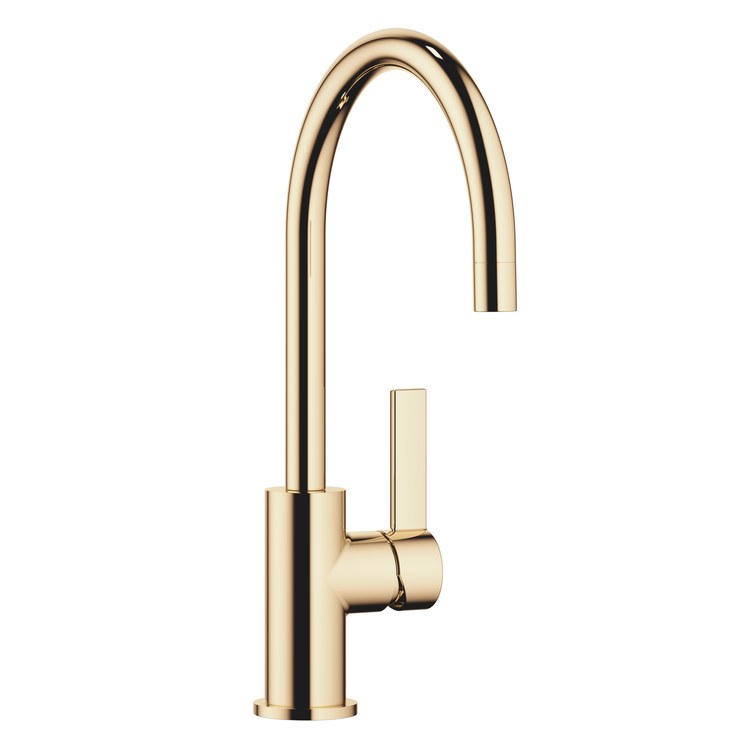 Kitchen Faucet TARA ULTRA Bar Tap 1 Lever ADA Durabrass Pull Down Gooseneck 360 DEG Swivel 1 Hole 1.5 Gallons per Minute - Image 1