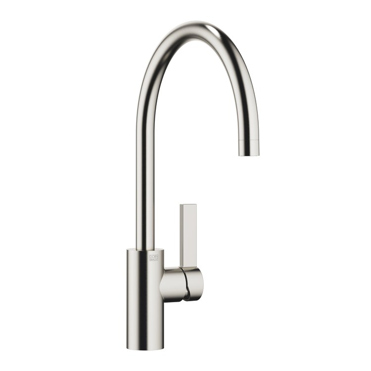 Kitchen Faucet TARA ULTRA Deck Mount 1 Lever ADA Brushed Platinum Swivel 360DEG 1 Hole 1.5 Gallons per Minute - Image 1
