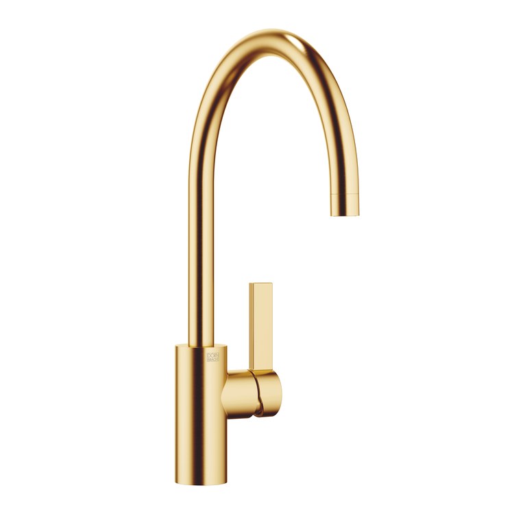 Kitchen Faucet TARA ULTRA Deck Mount 1 Lever ADA Brushed Durabrass Swivel 360DEG 1 Hole 1.5 Gallons per Minute - Image 1