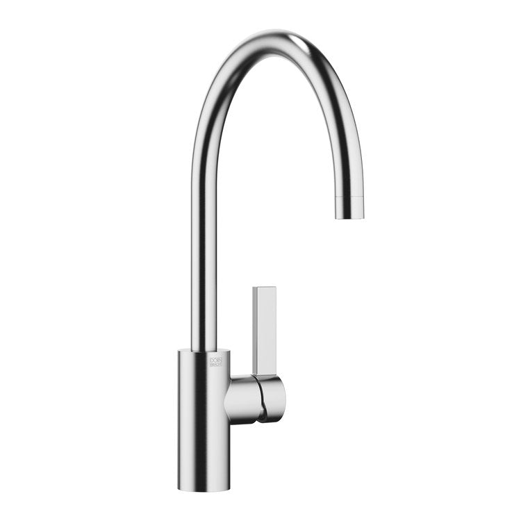 Kitchen Faucet TARA ULTRA Deck Mount 1 Lever ADA Brushed Chrome Swivel 360DEG 1 Hole 1.5 Gallons per Minute - Image 1