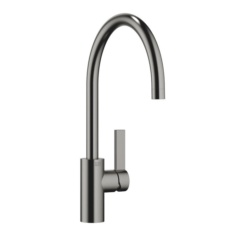 Kitchen Faucet TARA ULTRA Deck Mount 1 Lever ADA Brushed Dark Platinum Swivel 360DEG 1 Hole 1.5 Gallons per Minute - Image 1