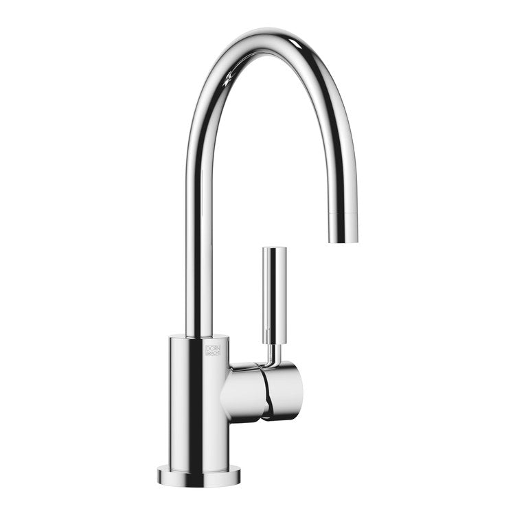Kitchen Faucet TARA Deck Mount Mixer 1 Lever ADA Chrome Swivel 360DEG 1 Hole 1.5 Gallons per Minute - Image 1