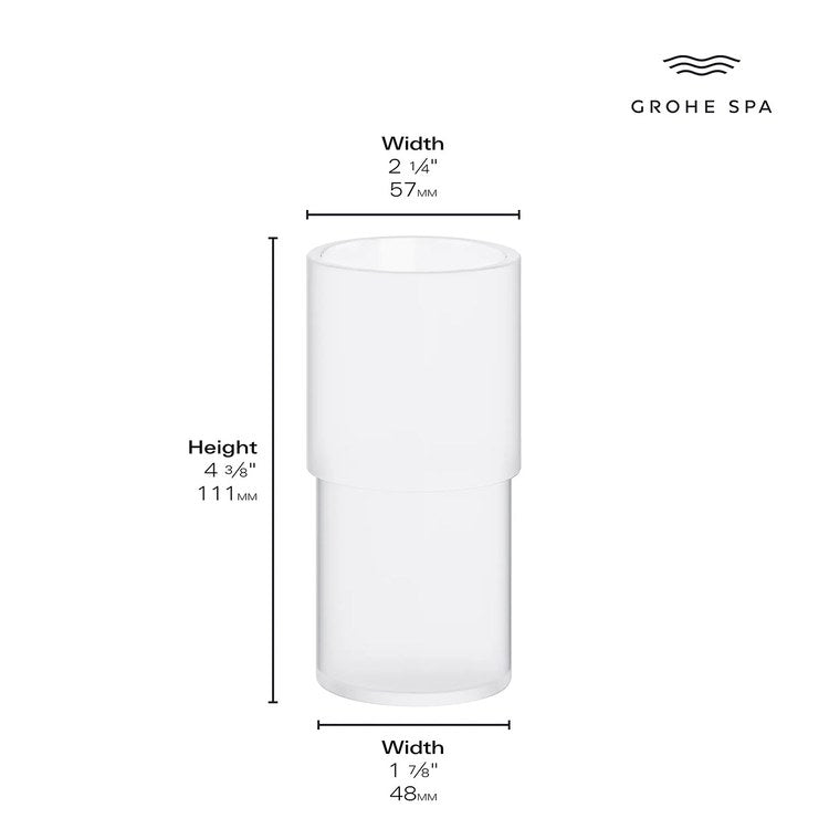Glass Atrio Less Holder StarLight Chrome - Image 2