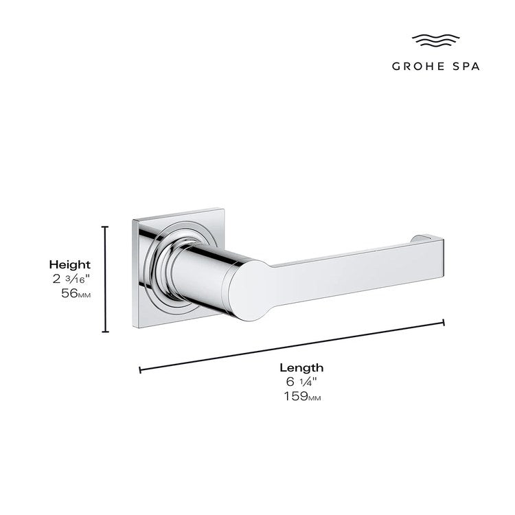 Toilet Paper Holder Allure StarLight Chrome Metal Wall Mount - Image 3
