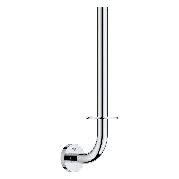 Toilet Paper Holder Essentials Double StarLight Chrome Metal 4-9/16 Inch Wall - Image 2