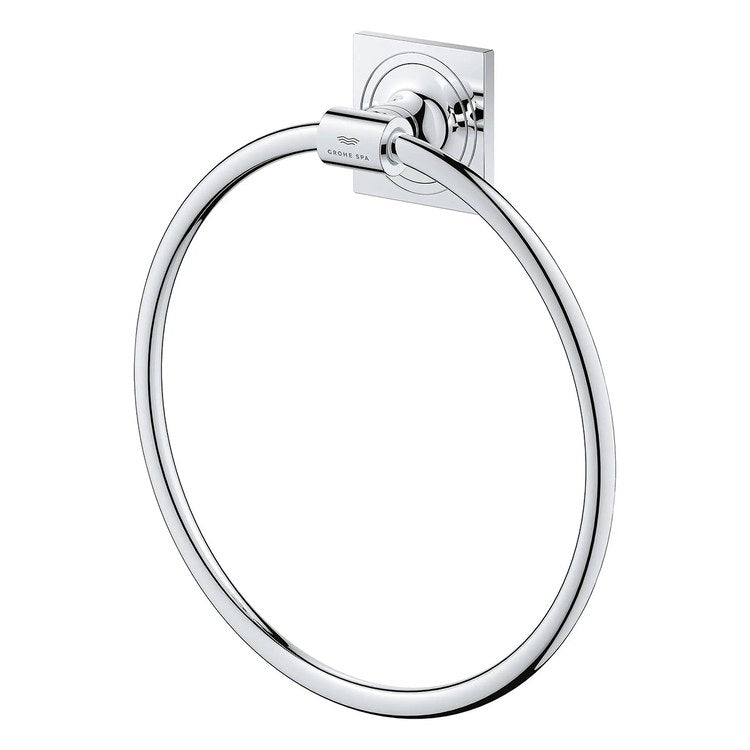 Towel Ring Allure 8 Inch StarLight Chrome Metal 1-7/8 Inch - Image 2