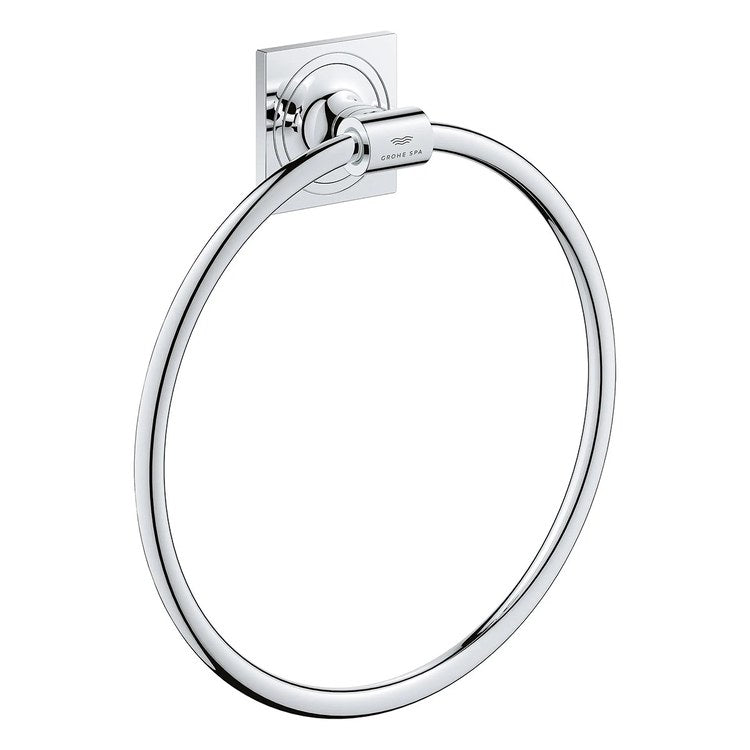 Towel Ring Allure 8 Inch StarLight Chrome Metal 1-7/8 Inch - Image 1