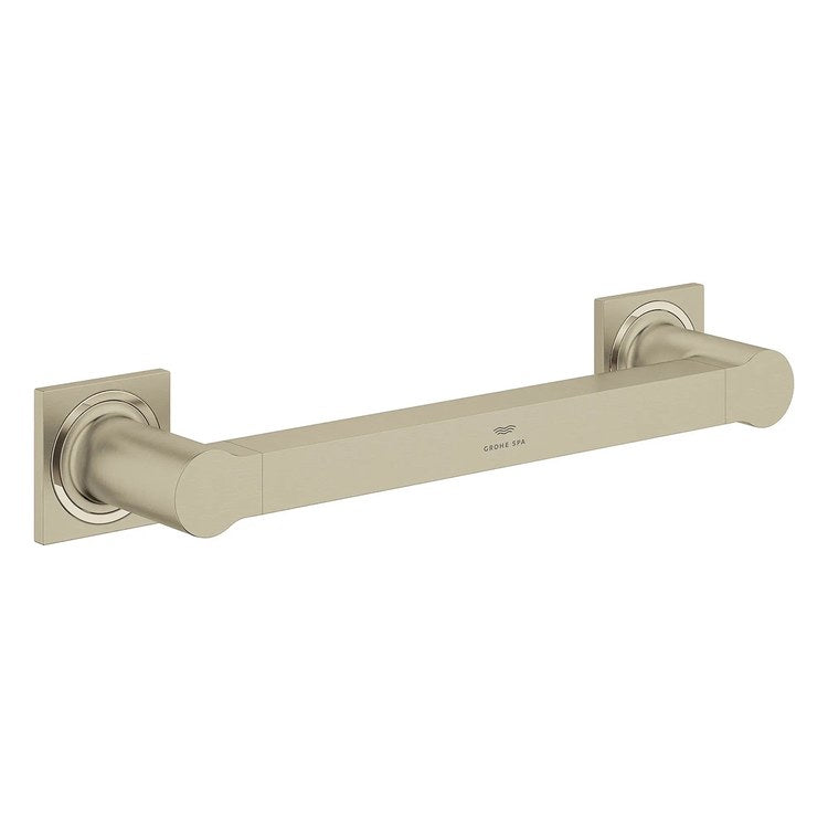Grab Bar Allure 12 Inch Brushed Nickel Infinity Wall - Image 1