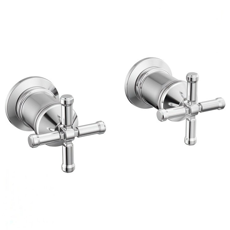 Handle Kit Broderick Brass 2 Cross Lumicoat Chrome ADA for Wall Mount Filler