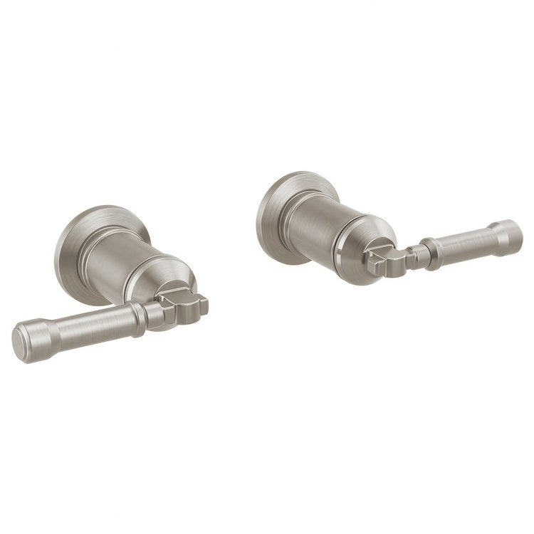 Handle Kit Broderick Brass 2 Lever Lumicoat Stainless Steel ADA for Faucet - Image 1