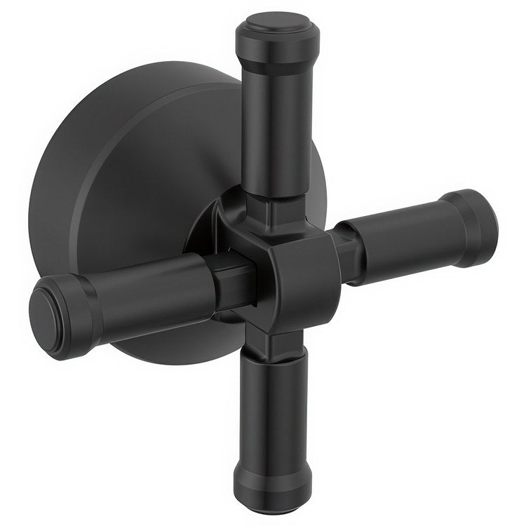 Handle Kit Broderick Brass 1 Cross Matte Black ADA for Freestanding Filler
