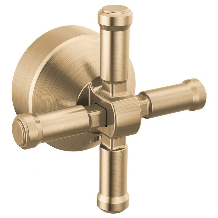 Handle Kit Broderick Brass 1 Cross Lumicoat Champagne Bronze ADA for Freestanding Filler
