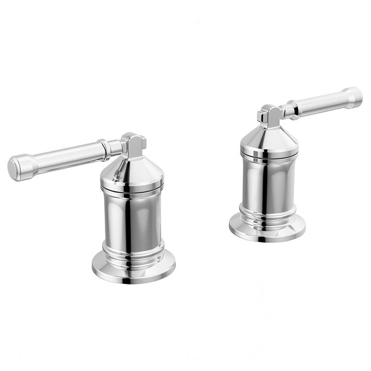 Handle Kit Broderick Brass 2 Lever Lumicoat Chrome ADA for Filler - Image 1