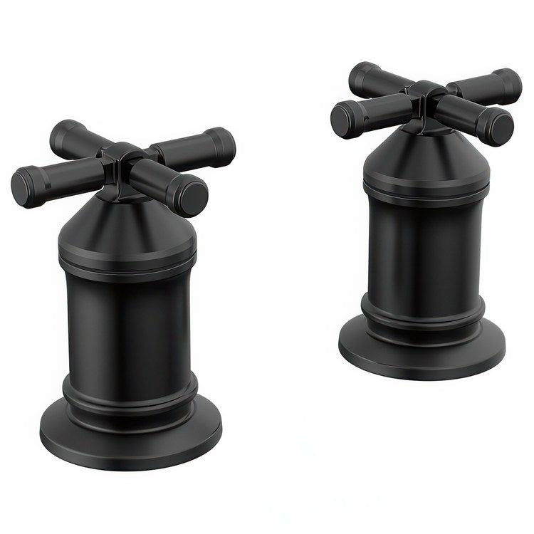 Handle Kit Broderick Brass 2 Cross Matte Black ADA for Filler