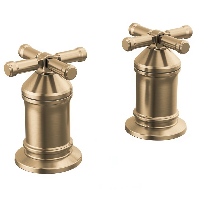Handle Kit Broderick Brass 2 Cross Lumicoat Champagne Bronze ADA for Filler