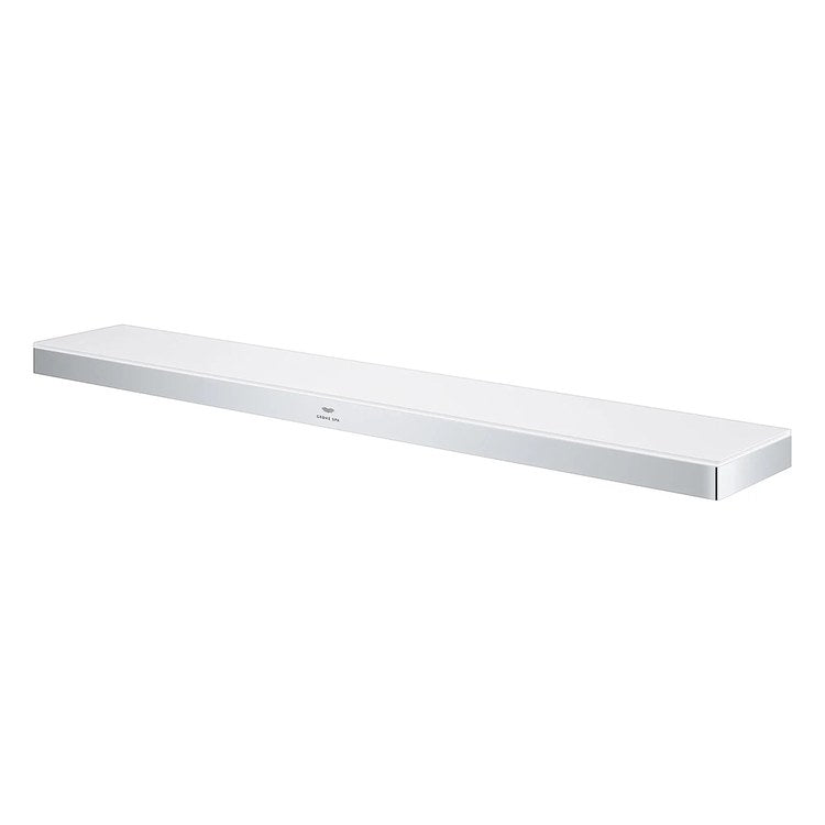 Wall Shelf Allure StarLight Chrome 24 Inch Glass/Metal - Image 2