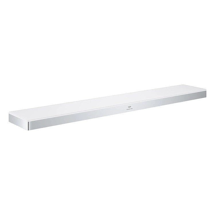 Wall Shelf Allure StarLight Chrome 24 Inch Glass/Metal - Image 1