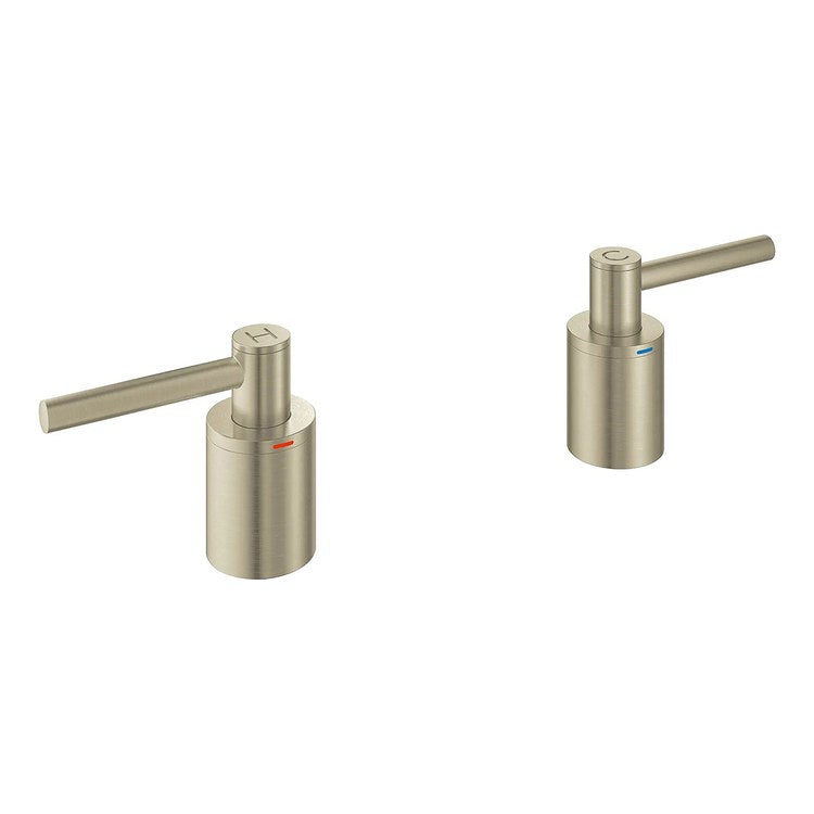 Lever Handle Atrio 2 Metal Brushed Nickel Infinity for Tub Filler - Image 1