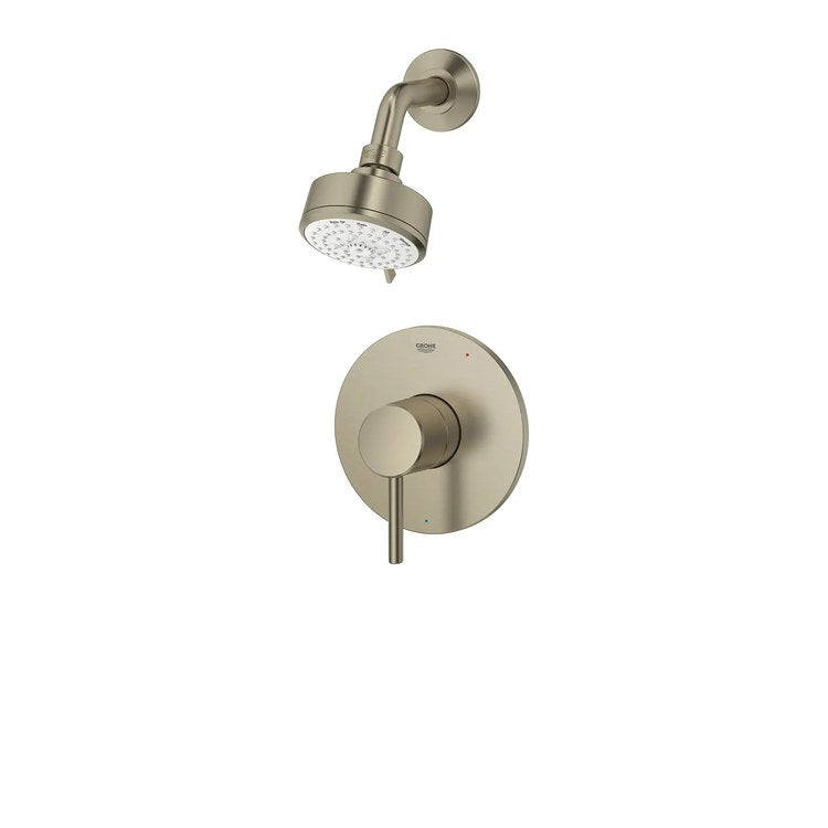 Pressure Balance Valve Trim Concetto 1 Metal Lever Brushed Nickel Infinity WaterSense ADA for Shower Only - Image 2