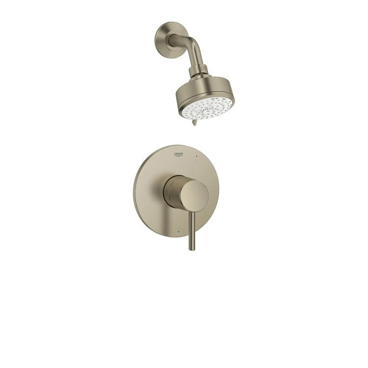 Pressure Balance Valve Trim Concetto 1 Metal Lever Brushed Nickel Infinity WaterSense ADA for Shower Only - Image 1