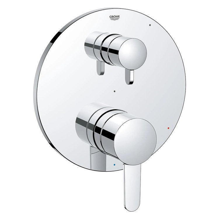 Pressure Balance Valve Trim Cosmopolitan with 2 Way Diverter/Cartridge 2 Metal Lever StarLight Chrome ADA - Image 3