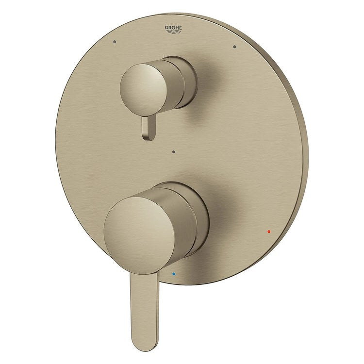 Pressure Balance Valve Trim Cosmopolitan with 3 Way Diverter/Cartridge 2 Metal Lever Brushed Nickel Infinity ADA - Image 2