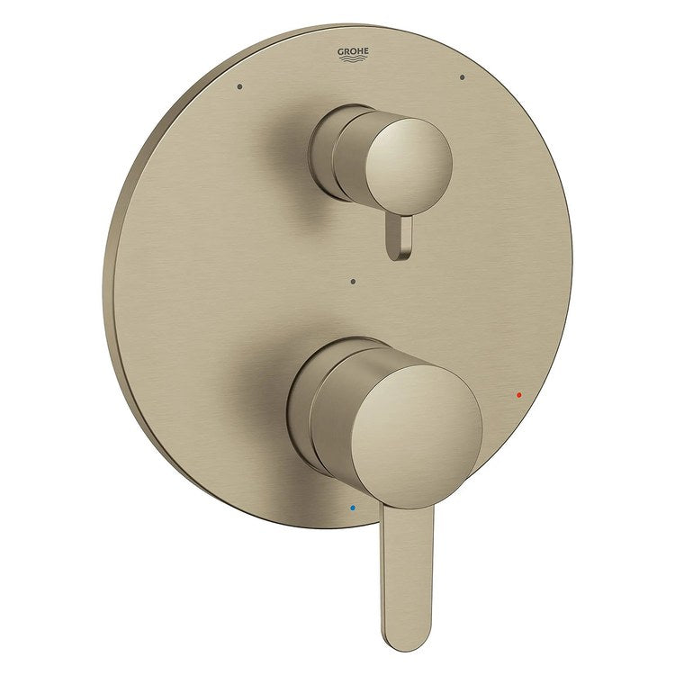 Pressure Balance Valve Trim Cosmopolitan with 3 Way Diverter/Cartridge 2 Metal Lever Brushed Nickel Infinity ADA - Image 1