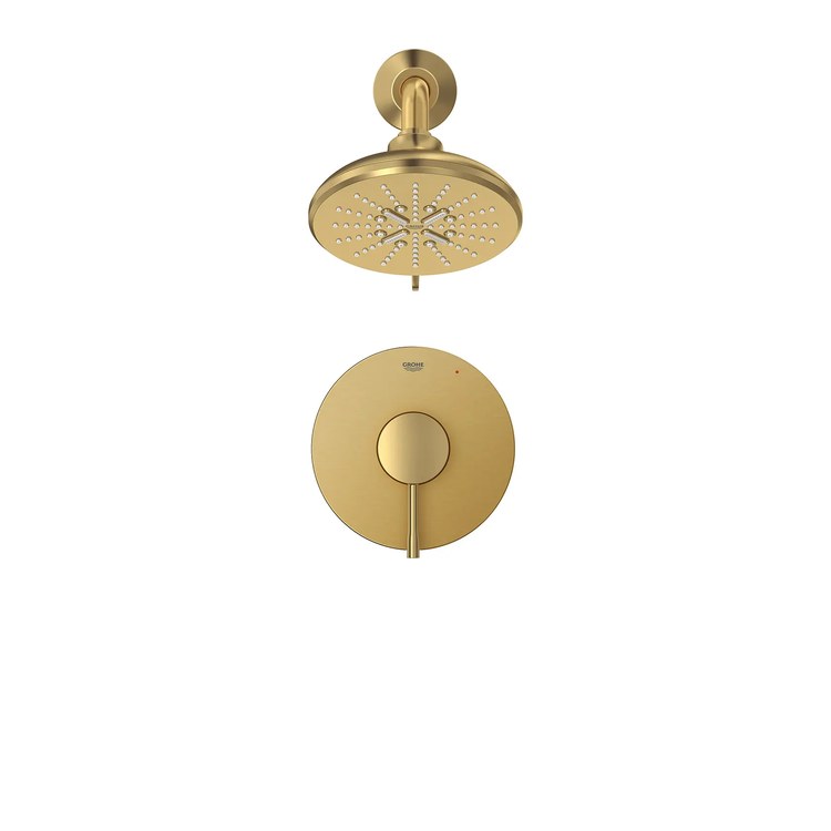 Pressure Balance Valve Trim Essence 1 Metal Lever Brushed Cool Sunrise WaterSense ADA for Shower Only - Image 3