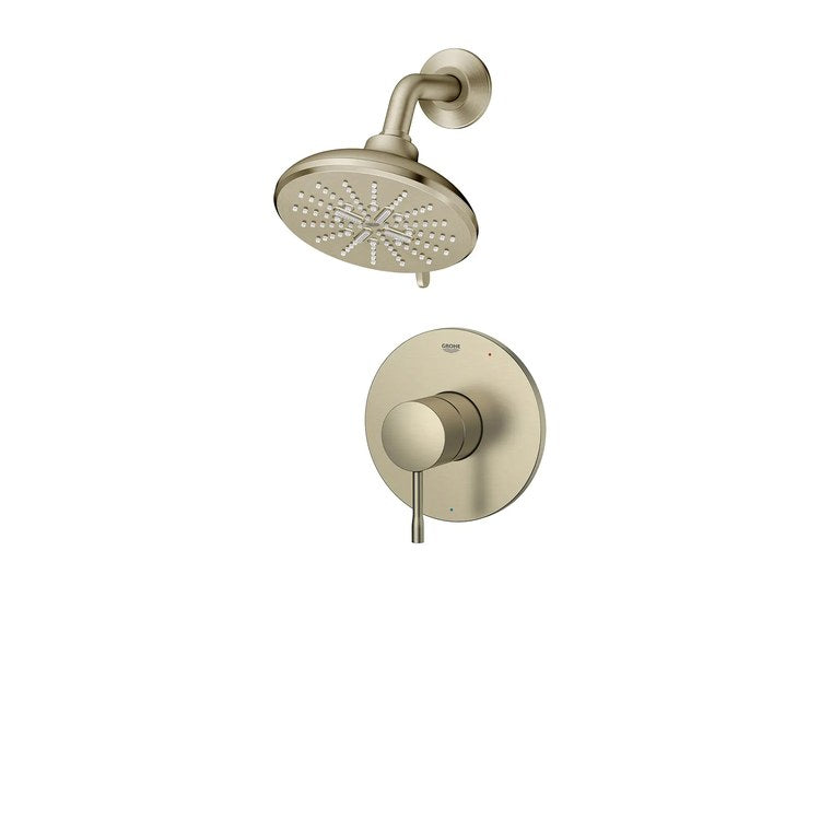 Pressure Balance Valve Trim Essence 1 Metal Lever Brushed Nickel Infinity WaterSense ADA for Shower Only - Image 2