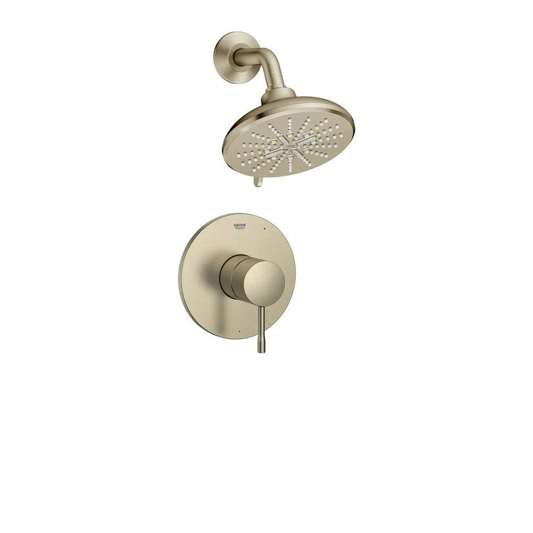 Pressure Balance Valve Trim Essence 1 Metal Lever Brushed Nickel Infinity WaterSense ADA for Shower Only - Image 1
