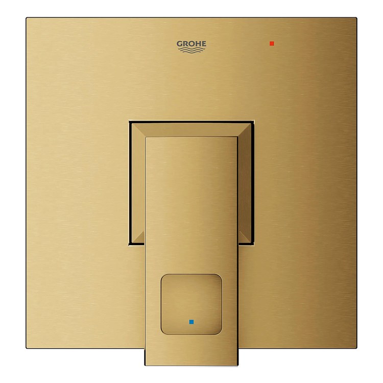 Pressure Balance Valve Trim Eurocube with Cartridge 1 Metal Lever Brushed Cool Sunrise ADA - Image 1