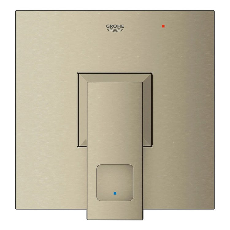 Pressure Balance Valve Trim Eurocube with Cartridge 1 Metal Lever Brushed Nickel ADA - Image 1