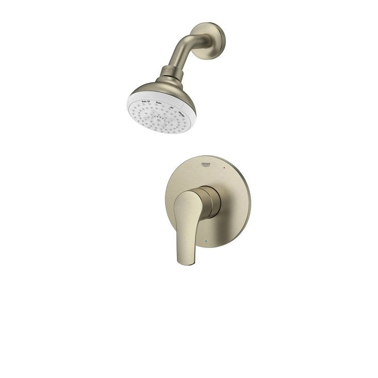 Pressure Balance Valve Trim Eurosmart 1 Metal Lever Brushed Nickel Infinity WaterSense ADA for Shower Only - Image 2