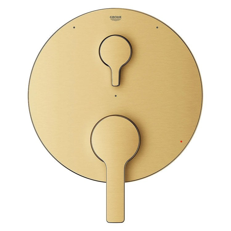 Pressure Balance Valve Trim Lineare with 3 Way Diverter 2 Metal Lever Brushed Cool Sunrise ADA - Image 3